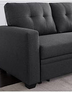 L-Shape Sectional Sleeper Sofa Cum Bed 5 Seater