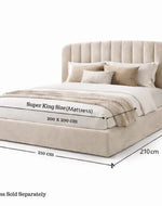 Bloomart Attractive Modernize Upholstery Designer Bed for Bedroom
