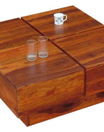 Glamorous Wooden Handmade Solid Sheesham Wood Coffee Table