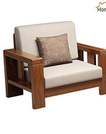 Home furniture Wooden Sofa Set for Living Room and Office 6 Seater Natural Teak Finish Handicraft- Handmade