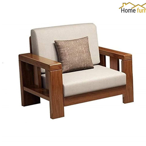 Home furniture Wooden Sofa Set for Living Room and Office 6 Seater Natural Teak Finish Handicraft- Handmade