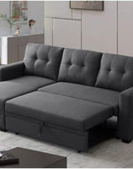 L-Shape Sectional Sleeper Sofa Cum Bed 5 Seater - Bloomart