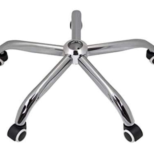 Office revolving Chair Base 26 inch fit to All Chair Universal Size heavy duty (With White Black Wheel)