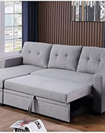 L-Shape Sectional Sleeper Sofa Cum Bed 5 Seater - Bloomart