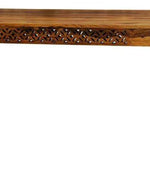 Premium Teak Wood Designer Dining Table With Cushioned Chair