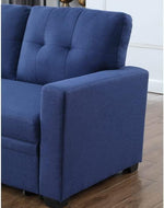 L-Shape Sectional Sleeper Sofa Cum Bed 5 Seater