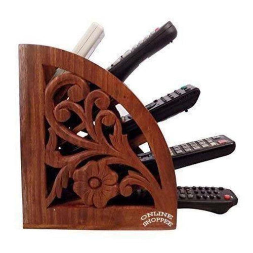 Wooden Handmade Multipurpose Storage Stand Remote Stand Holder