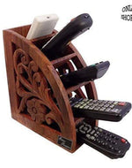 wooden remote stand