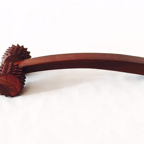 Wooden Massager For Back Body Stress Acupressure Pain Relief Finger Massager Hand Massager