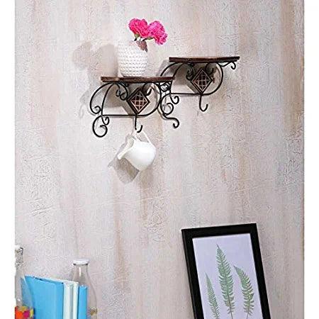 A Perfect Wall Shelves Cum Bracket 2 Step Shape - Bloomart