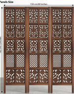 Wooden Room Divider/Wood Separator/Office Furniture/Wooden Partition 3 Panel