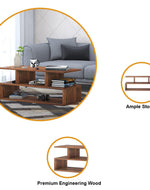 Cajones Wooden Handmade Solid Sheesham Wood Coffee Table