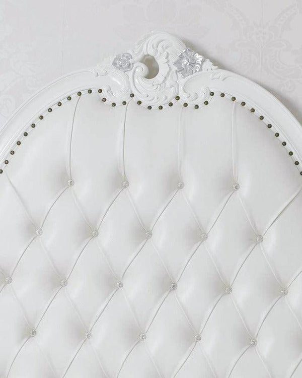 Super King Size Teak Wood Bed Hand Carved with Cushioned Design