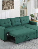 L-Shape Sectional Sleeper Sofa Cum Bed 5 Seater - Bloomart