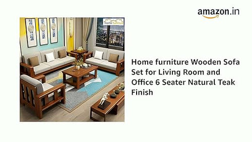 Bloomart Wooden Sofa Set for Living Room and Office | Handicraft Handmade | Multiple Variants