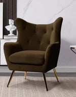 Bloomart Wingback Accent Chair | Modern Upholstered Single Seater