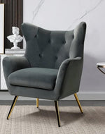 Bloomart Wingback Accent Chair | Modern Upholstered Single Seater