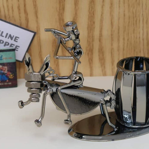 Metal Bandsman Grande Pen Pencil Holder - Bloomart