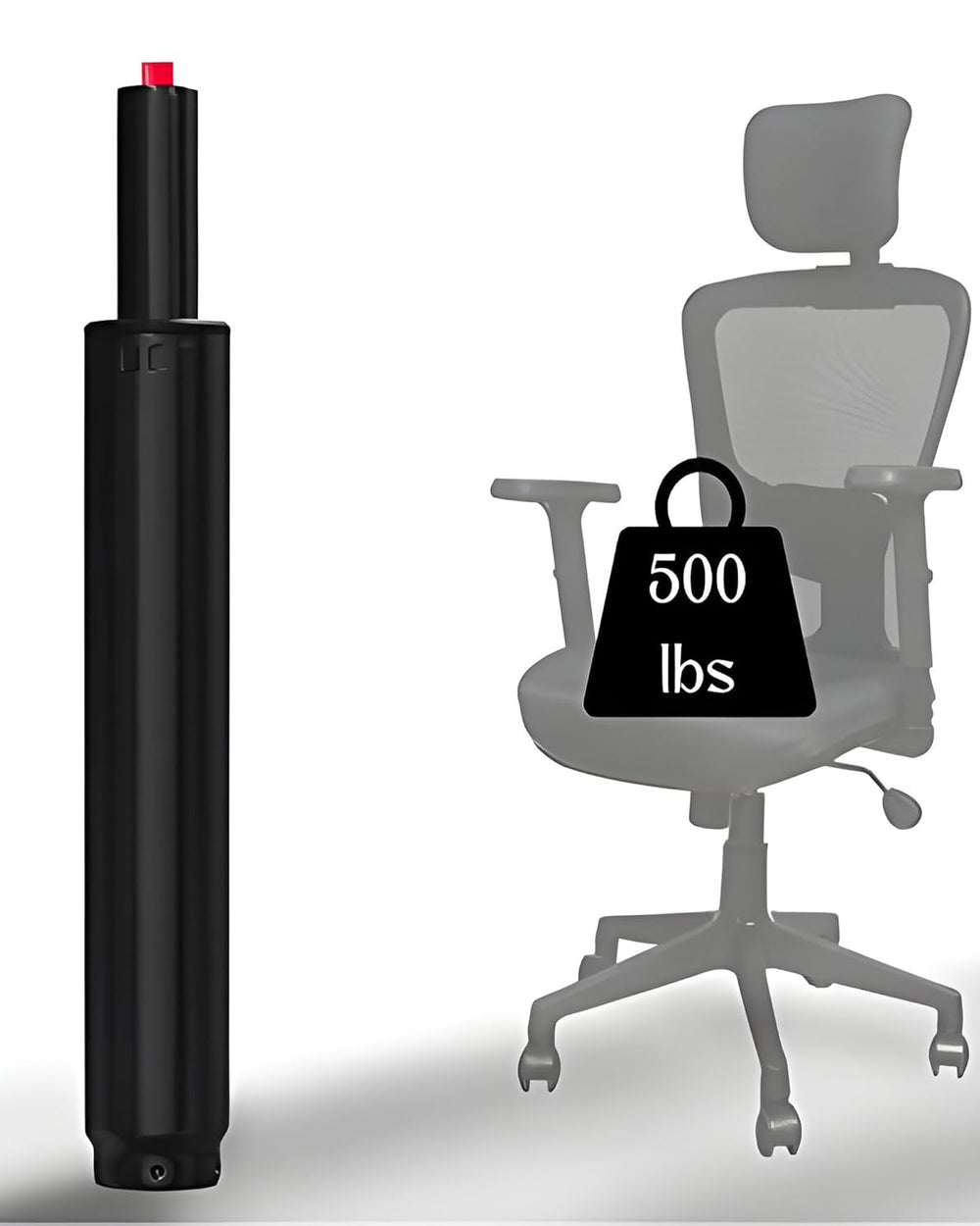 Mrc Executive Chairs Always Inspiring More Office Chair Parts/Office Chair Gas Lift Cylinder- Universal Size,Heavy Duty Hydraulic And Suitable For All Office Chairs(Hydraulic Class-Iv) Black - Metal