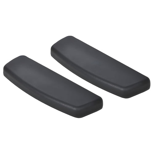MRC Office Chair arm Rest Replacement Chair Handle Part Ola 2D Adjustable Handle with Pu Soft pad Black (Set of - 2 Piece) with nut Bolts & Key fit to Every Chair (PU Soft Pad)