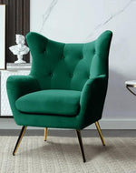 Bloomart Wingback Accent Chair | Modern Upholstered Single Seater