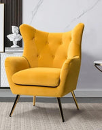 Bloomart Wingback Accent Chair | Modern Upholstered Single Seater