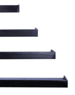 Wooden Rectangular Floating Wall Shelves set of 4