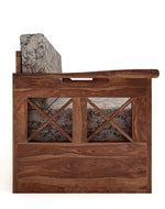 Wooden Sofa Cum Bed for Living Room Home (Teak Wood)