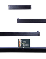 Wooden Rectangular Floating Wall Shelves set of 4