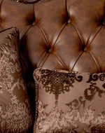 Wooden Hand Carved 2 Seater Sofa Set with 3 Pillows