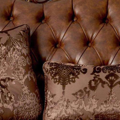 Wooden Hand Carved 2 Seater Sofa Set with 3 Pillows