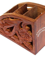 Wooden Handmade Multipurpose Storage Stand Remote Stand Holder