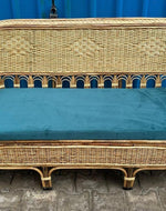 Bamboo 5 Seater Handmade Cane Sofa Set with Table for Home, Office, Living Room, Balcony, Garden, Indoor & Outdoor