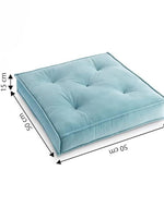 Fabrahome Square Shape Floor Pillow Comfort for Seating (Pack of 1)