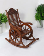 Sheesham Wooden Rocking Chair - Antique Finish