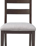 Modern Traditional Cushioned Dining Chair (Set of 2, Walnut Finish)