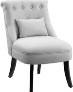 Tub Single Sofa Dining Chair Walnut Finish with 1 Pillow - WoodenTwist