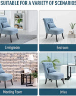Tub Single Sofa Dining Chair Walnut Finish with 1 Pillow