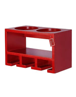 Unique Wooden Bottle Rack, 2 Bottles Holder Wall Shelves