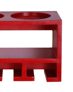 Unique Wooden Bottle Rack, 2 Bottles Holder Wall Shelves