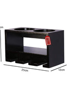 Unique Wooden Bottle Rack, 2 Bottles Holder Wall Shelves