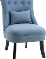 Tub Single Sofa Dining Chair Walnut Finish with 1 Pillow