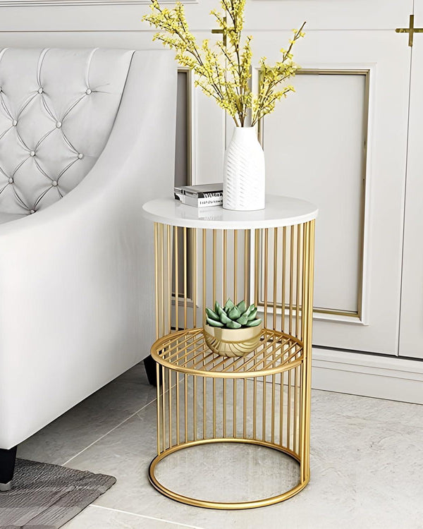 1-Tier Round End Table
