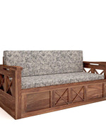 Wooden Sofa Cum Bed for Living Room Home (Teak Wood)