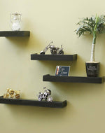 Wooden Rectangular Floating Wall Shelves set of 4 - WoodenTwist