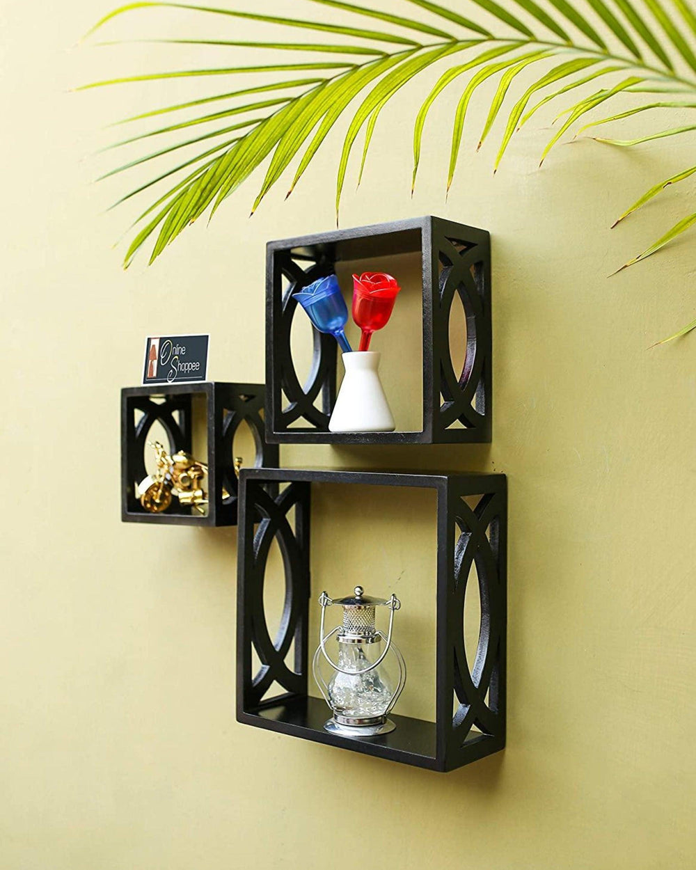 wooden wall shelf
