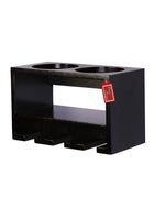 Unique Wooden Bottle Rack, 2 Bottles Holder Wall Shelves