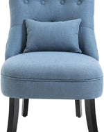 Tub Single Sofa Dining Chair Walnut Finish with 1 Pillow