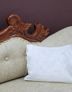 Lush Teak Wood Handcrafted Deewan Chaise Lounge