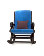 Bloomart Solid Wood Rocking Chair With Soft Cushion Designs